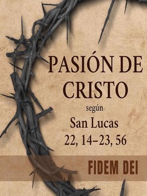cover image of Pasion De Cristo